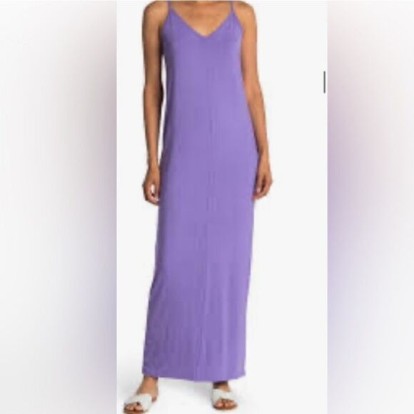 Abound Maxi Slip Dress in Lavender/purple VARIOUS SIZES - Picture 3 of 10